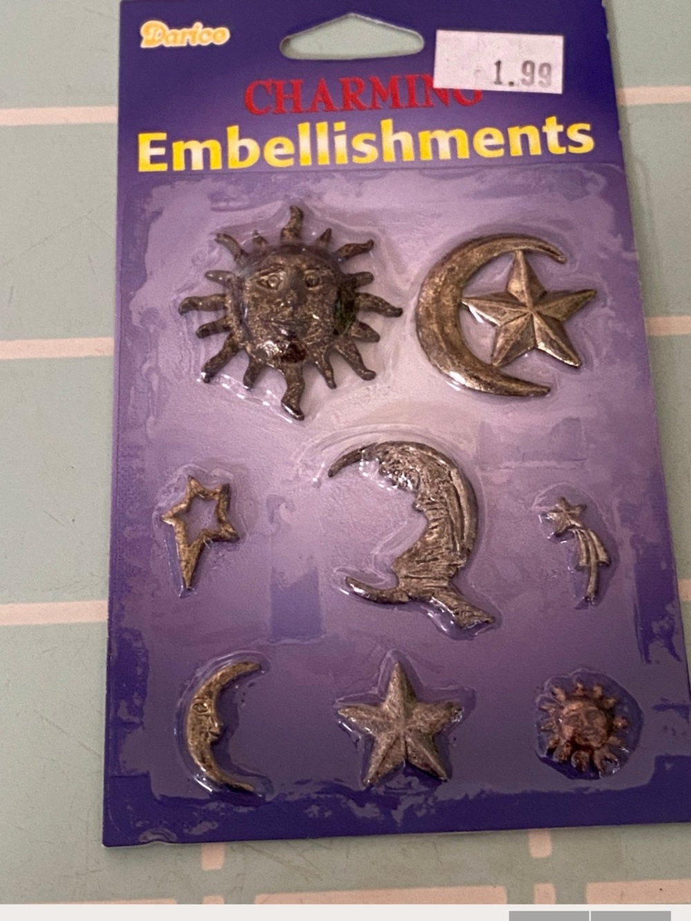 Celestial Charm Embellishments for Craft Projects